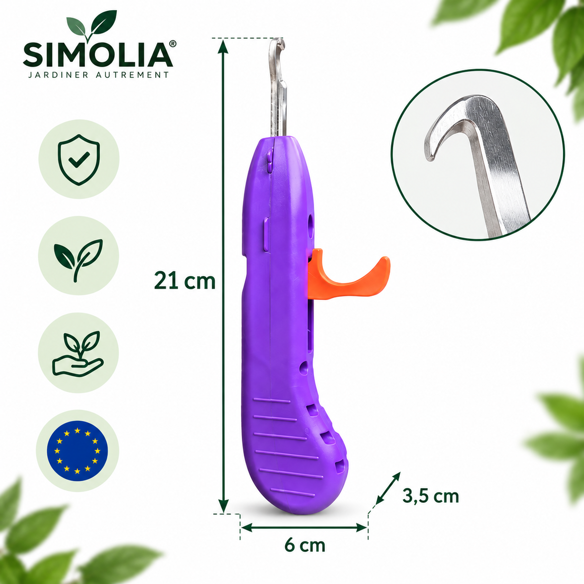 SIMOLIA® Coupe-récolte à crochet