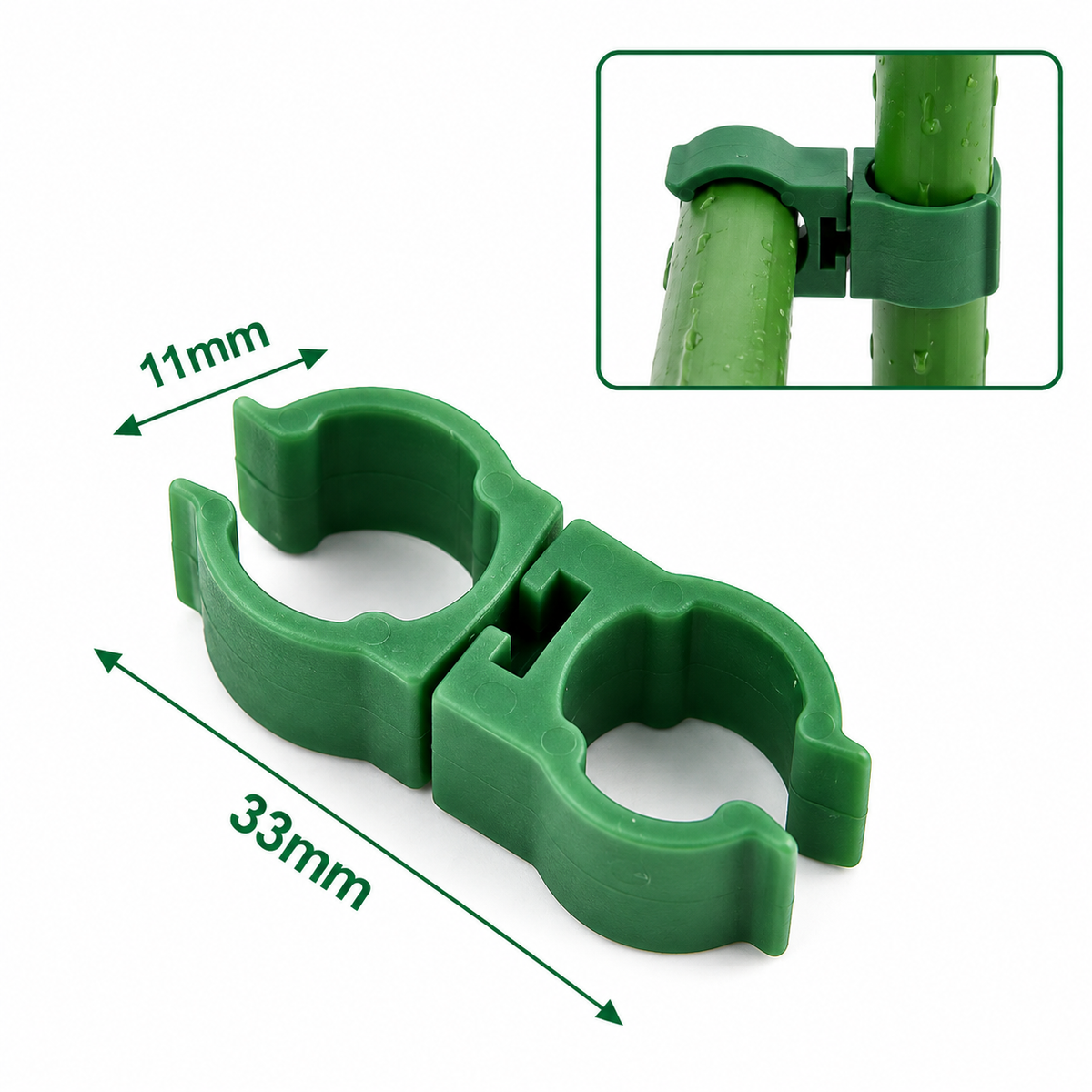 SIMOLIA® Clips de Connexion pour Tuteurs de Plantes