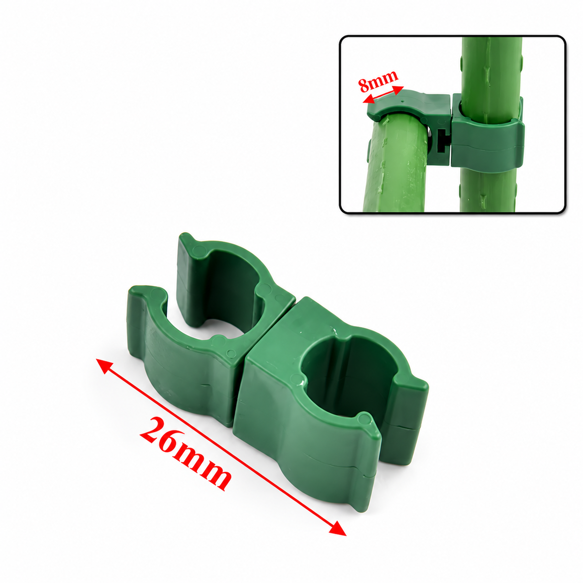 SIMOLIA® Clips de Connexion pour Tuteurs de Plantes
