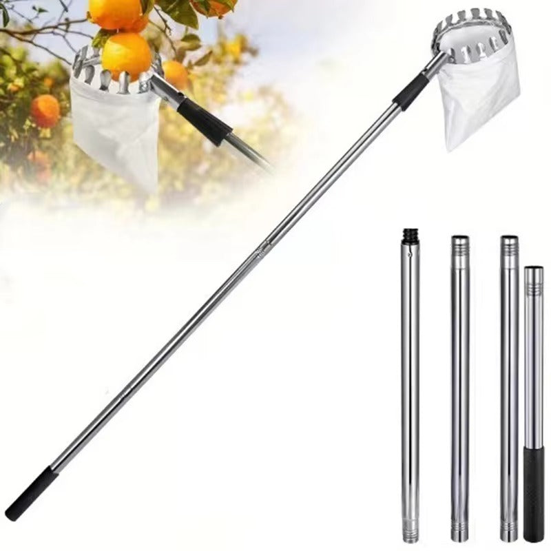 SIMOLIA® Cueille-Fruits avec Perche d’Extension et Sac de Récolte