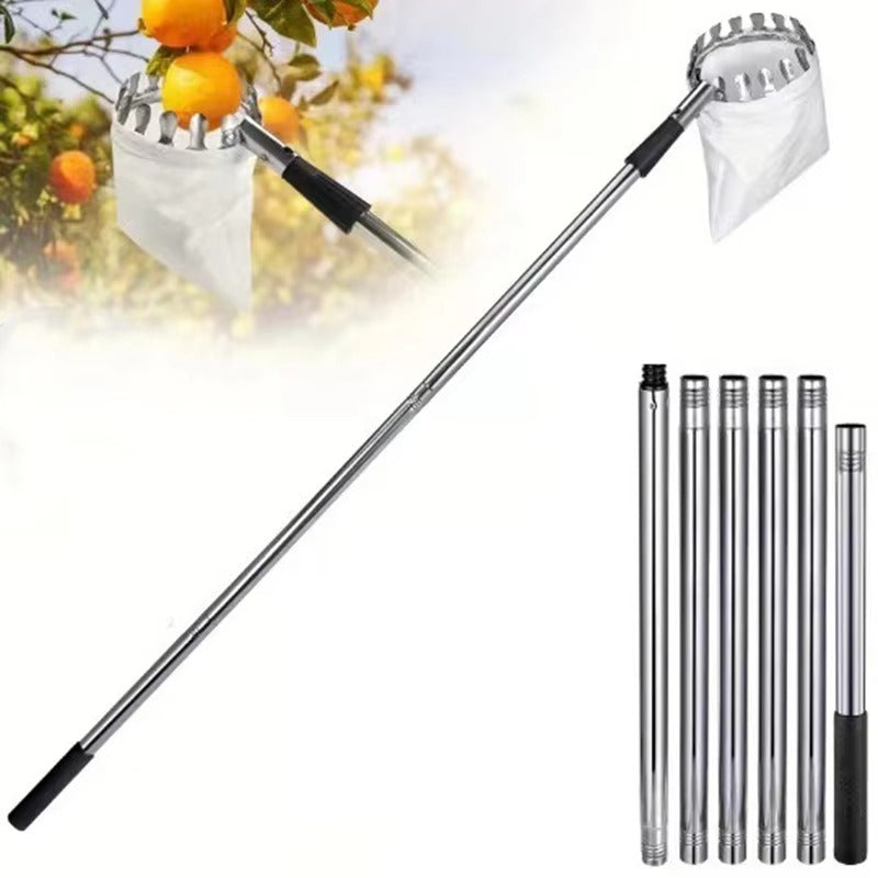 SIMOLIA® Cueille-Fruits avec Perche d’Extension et Sac de Récolte
